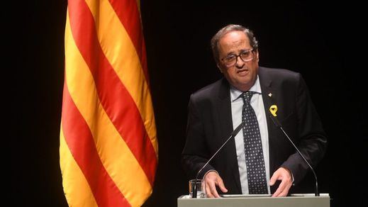 Torra despide el año anunciando que no dejara el cargo a petición de la Junta Electoral