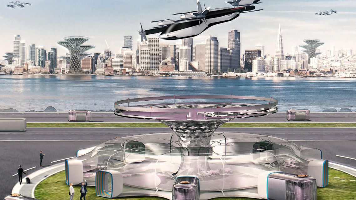 El futuro ya está aquí: taxis voladores como en la película 'Blade Runner'