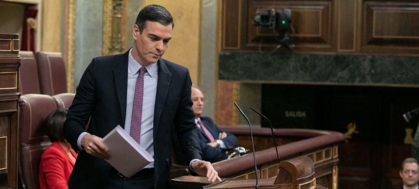 Sánchez citó a Azaña en su último discurso antes de la investidura y el Congreso explotó