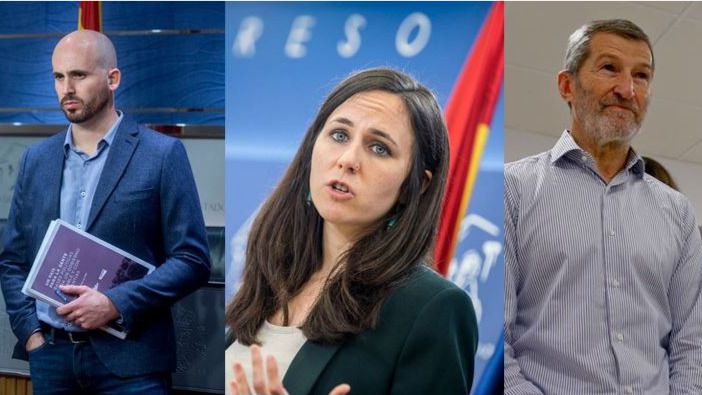 Ione Belarra, Nacho Álvarez y Julio Rodríguez 'acompañarán' al vicepresidente Iglesias