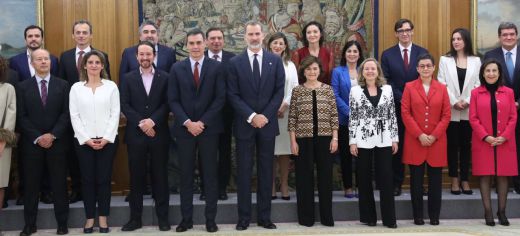Pablo Iglesias y los ministros de Unidas Podemos juran 