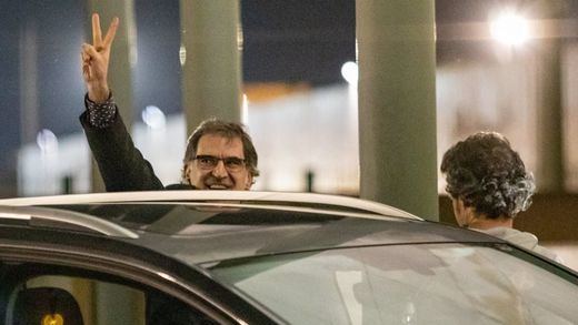 Jordi Cuixart, primer preso del procés catalán que sale de la cárcel tras obtener un permiso