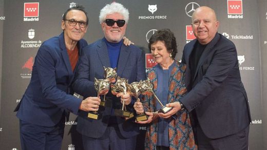 Almodóvar y 'Dolor y gloria' arrasan en los Premios Feroz