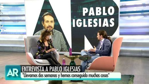 Ana Rosa Quintana incendia Twitter con su entrevista a Pablo Iglesias