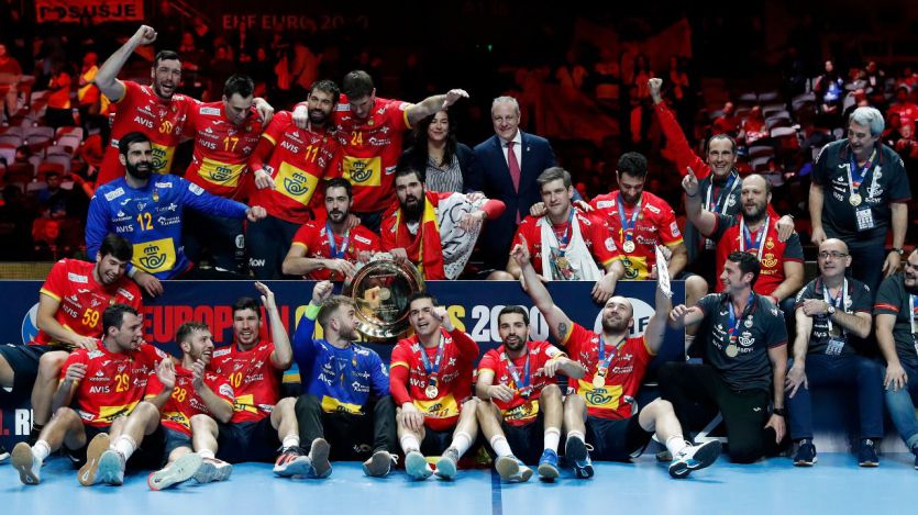 La selección de balonmano, los Hispanos, de nuevo campeona de Europa