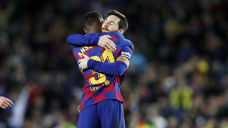 Messi y Ansu Fati ponen calma en la etapa Setién del Barça (2-1)