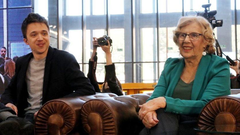 Manuela Carmena e Íñigo Errejón