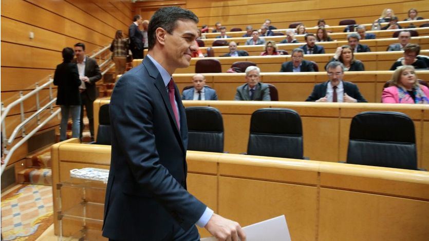 Pedro Sánchez en el Senado