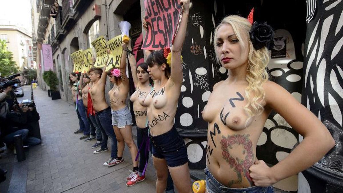 Femen España: "No estamos diciendo que todos los hombres sean violadores"