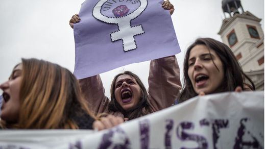 Mapa de las movilizaciones feministas del 8-M