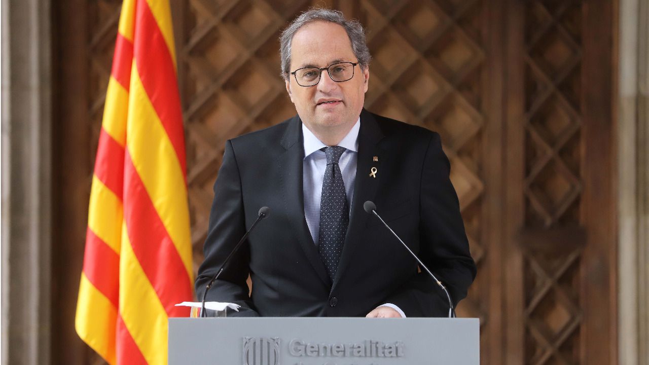 El presidente catalán, Quim Torra, también da positivo por coronavirus