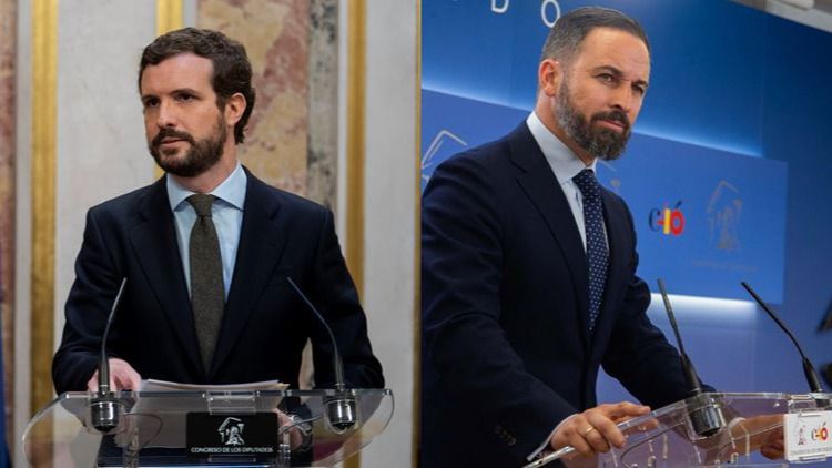 Casado apoya el cierre total que plantea Murcia mientras Vox exige lealtad