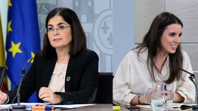 Carolina Darias e Irene Montero vuelven a dar positivo por coronavirus