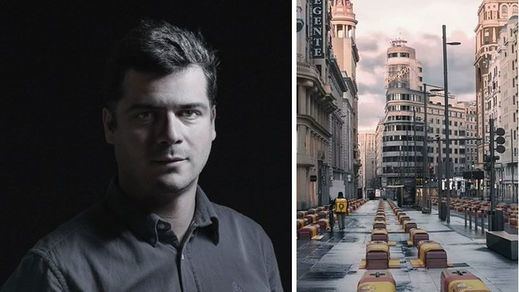 Vox no ha retirado el fotomontaje de la Gran Vía pese al burofax enviado por los abogados de Ignacio Pereira