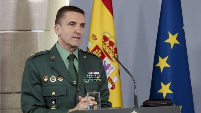 El Jefe del Estado Mayor de la Guardia Civil, general José Manuel Santiago