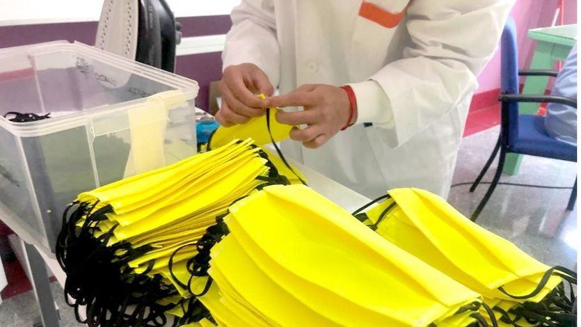 El CIMI de Purchena dona las primeras 500 mascarillas a colectivos vulnerables en Almería