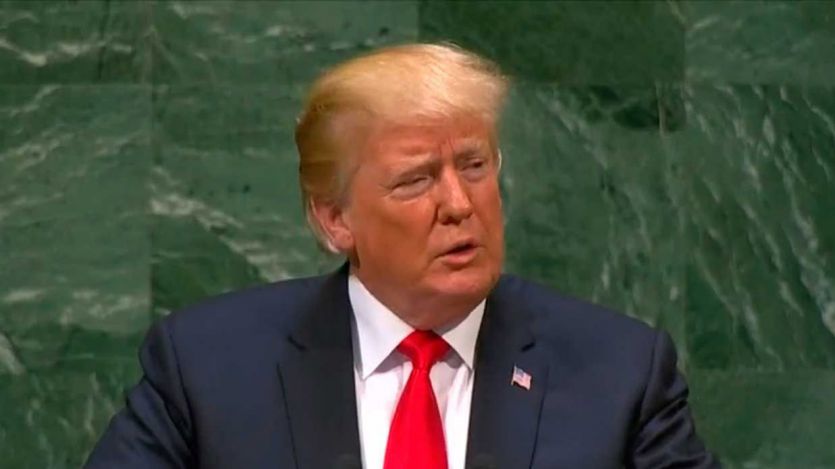 Donald Trump en la ONU