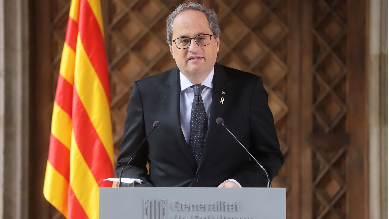 Torra pedirá a Sánchez que termine el estado de alarma o devuelva competencias a Cataluña