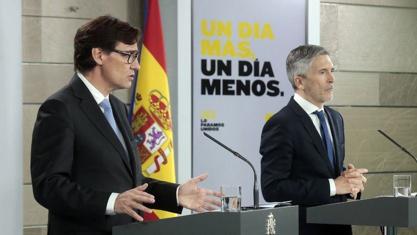 Salvador Illa y Fernando Grande-Marlaska