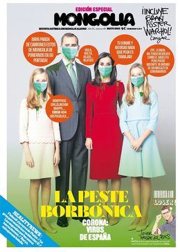 La revista 'Mongolia' la vuelve a liar: así retrata a la Familia Real en su portada con la 'peste borbónica'