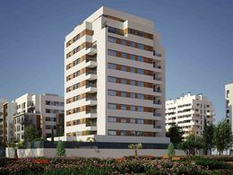 Recreación del futuro edificio de la promoción Lambot de AEDAS Homes en El Cañaveral, Madrid
