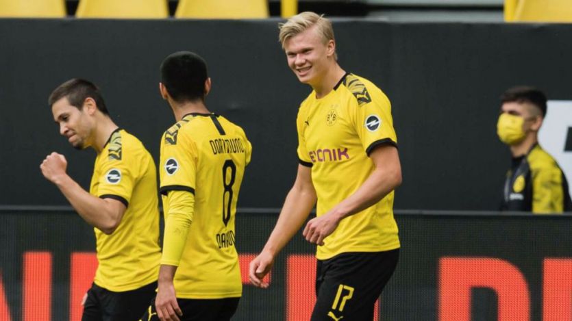 La vuelta del fútbol en Alemania, protagonizada por un Dortmund que arrasó al Schalke (4-0)