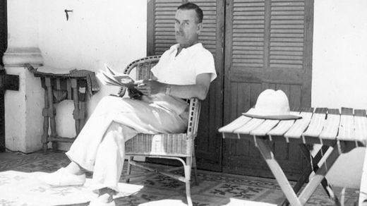 Thomas Mann en Sanary-sur-Mer en 1933