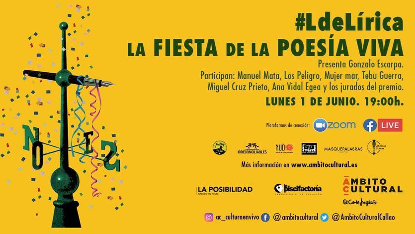Ámbito Cultural de El Corte Inglés celebra la fiesta de la Poesía Viva con grandes poetas de toda España