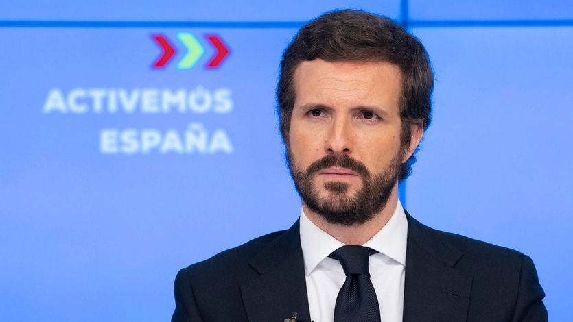 Casado arremete contra Sánchez por afirmar que 'nunca' ha pensado en la gran coalición con el PP