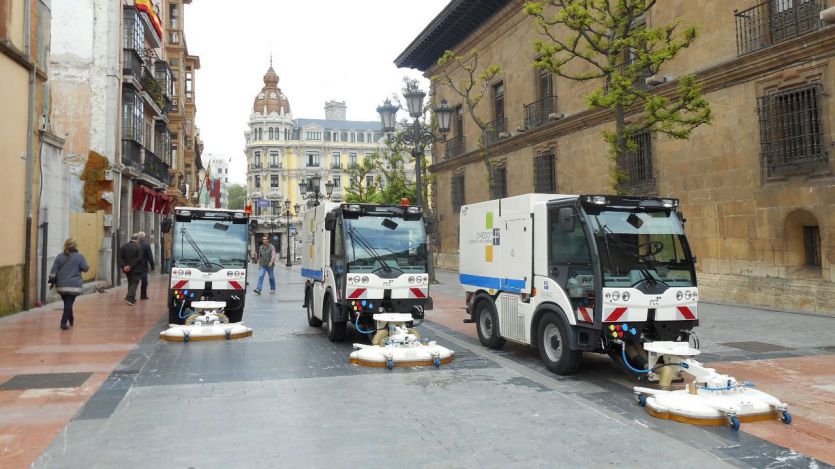 Limpieza viaria de Oviedo
