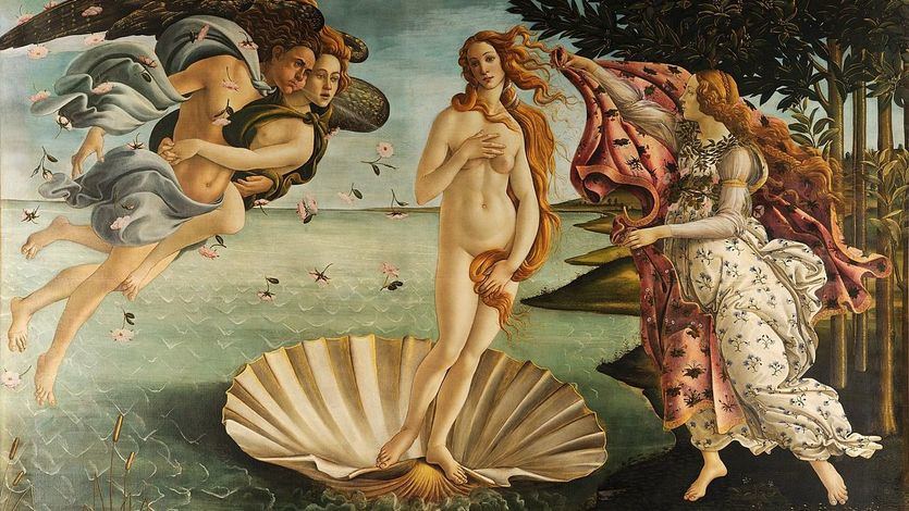 'El nacimiento de Venus', cuadro de Sandro Botticelli