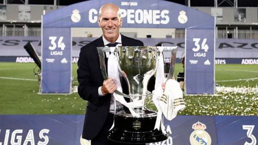 Zidane levanta su título 11º como entrenador del Real Madrid: gana uno cada 19 partidos