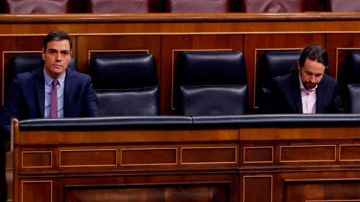 Lío a la vista en el Gobierno de coalición: PSOE y Ciudadanos se reúnen y Podemos se queda al margen