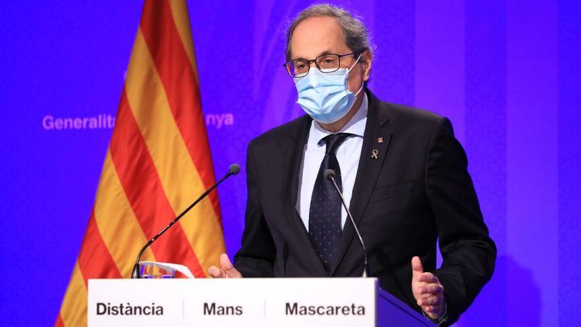 Torra pide la abdicación del rey Felipe VI y abronca al Gobierno por haber 'facilitado' la 'fuga' de Juan Carlos