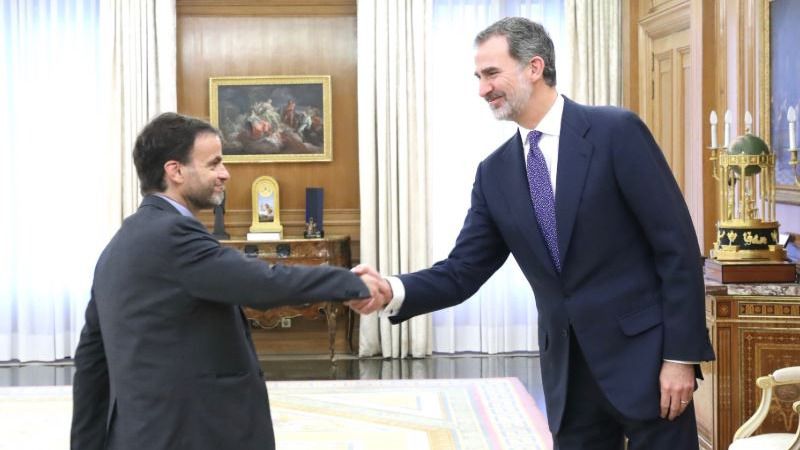 Jaume Asens y Rey Felipe VI