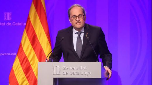 Torra responsabiliza al Estado de llevar a Cataluña a las urnas con su eventual inhabilitación en el Supremo