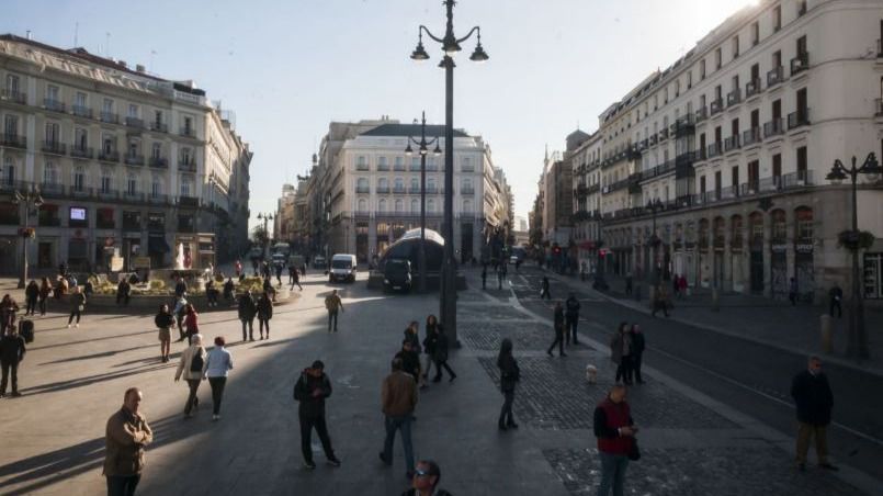 Puerta del Sol en Madrid