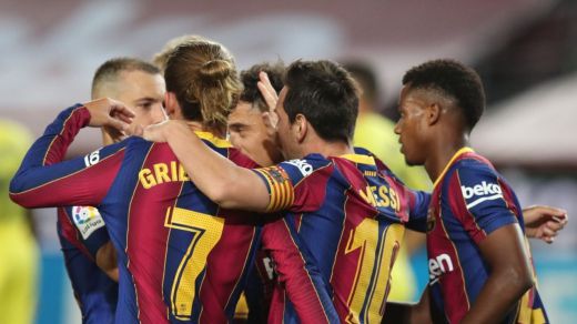 El Barça olvida a Luis Suárez con una goleada y una fiesta de Ansu Fati (4-0)