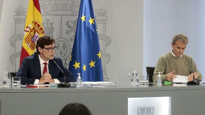 Salvador Illa y Fernando Simón