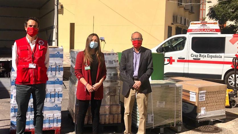 Mercadona dona a Cruz Roja Móstoles más de 5.700 kilos de alimentos de primera necesidad