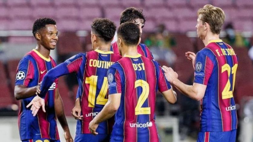 El Barça arranca con buen pie en la Champions cenándose al modesto Ferencvaros (5-1)