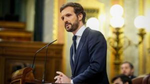 Casado contraatacó a la opa hostil de Vox con un durísimo tono contra Abascal