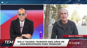 La comentada entrevista de Risto Mejide a Willy Toledo