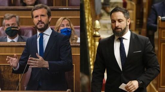 PP y Vox denuncian que los 'enemigos de la Constitución están en la dirección del Estado'