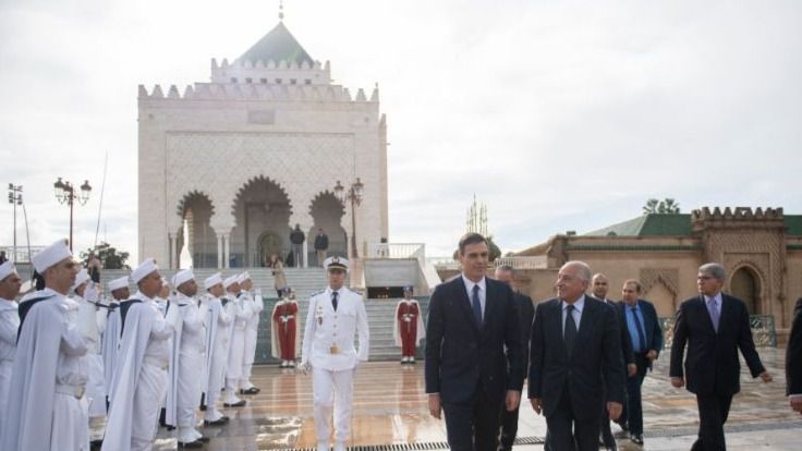 Pedro Sánchez en Marruecos