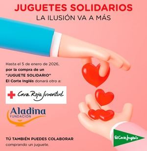 El Corte Inglés lanza 'Juguetes Solidarios' para que la ilusión llegue a todos los niños