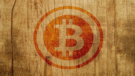 El simbolo del Bitcoin