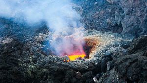 La última erupción del Etna deja imágenes sorprendentes