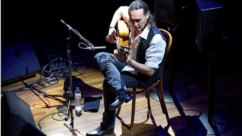 Vicente Amigo durante el concierto en el Palau de la Música