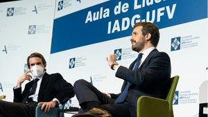 Casado reivindica ante Aznar el "legado" de sus predecesores tras anunciar su ruptura con el pasado
